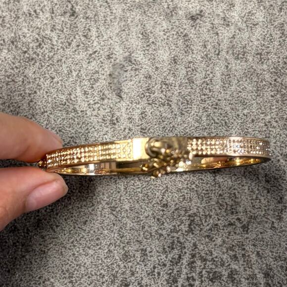 Coach Gold Charm Bangle Bracelet - Picture 2 of 6